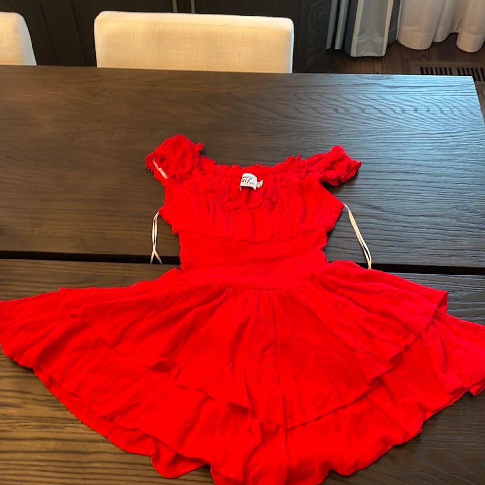 Princess Polly red jumper. Size 2